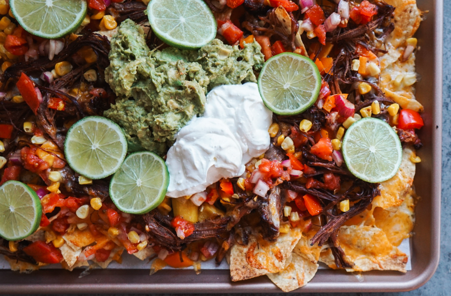 Brisket Loaded Nachos
 &ndash; One Mile Ranch