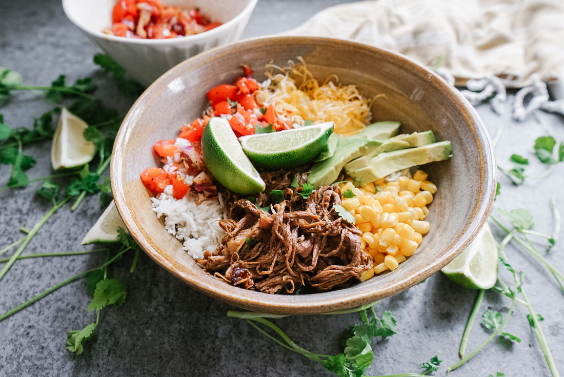 Flank Steak burrito bowl