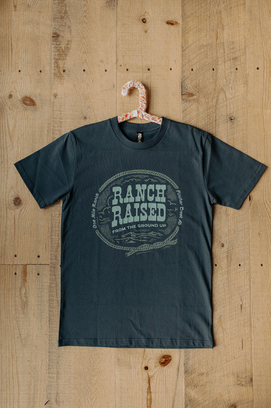 Ranch Raised - Men's Tee Petrol Blue