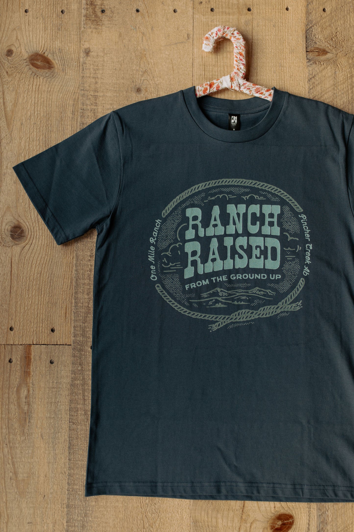 Ranch Raised - Men's Tee Petrol Blue