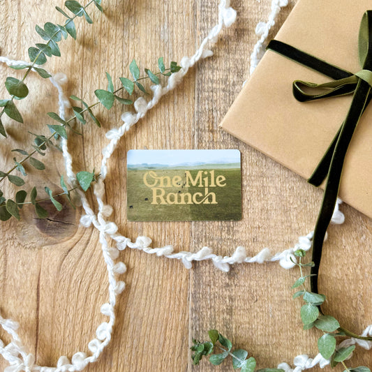 One Mile Ranch gift card $300