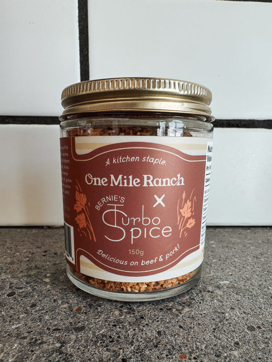 One Mile Ranch x Bernie's Turbo Spice